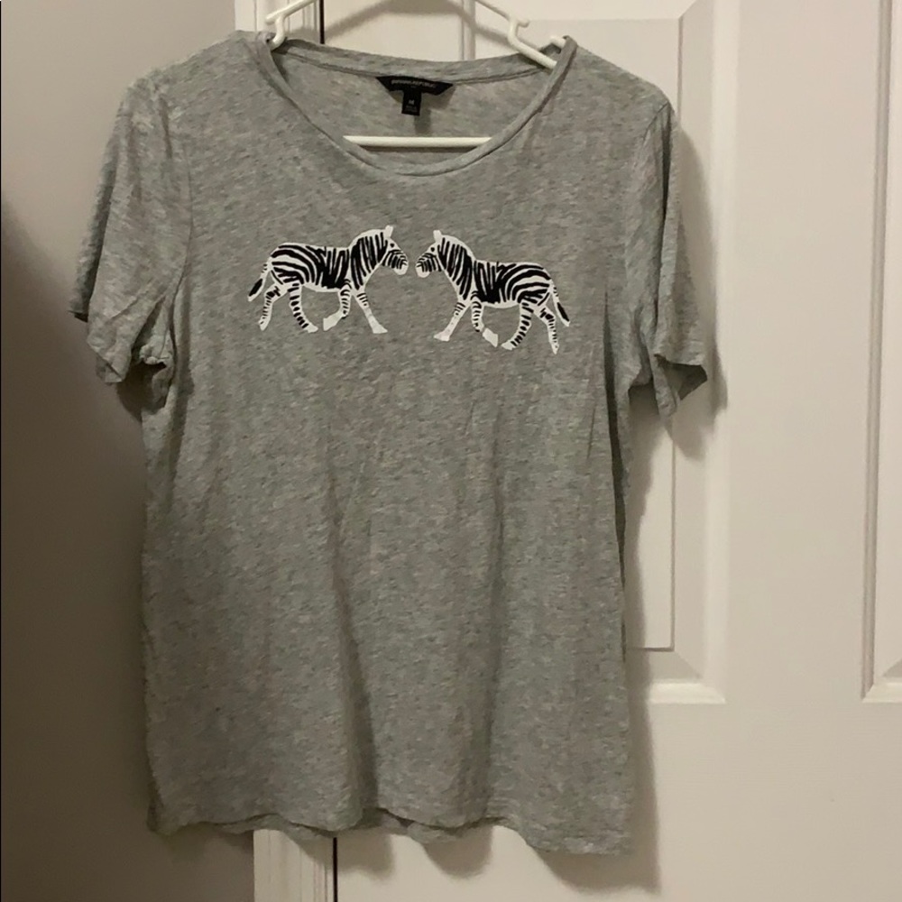 Banana Republic Zebra Tee